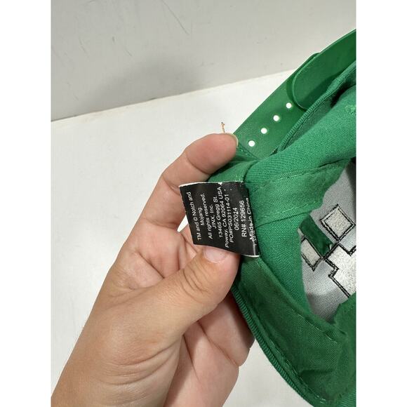 Minecraft Hat Cap Creeper Baseball Green JINX One Size adjustable SnapBack - Picture 4 of 9